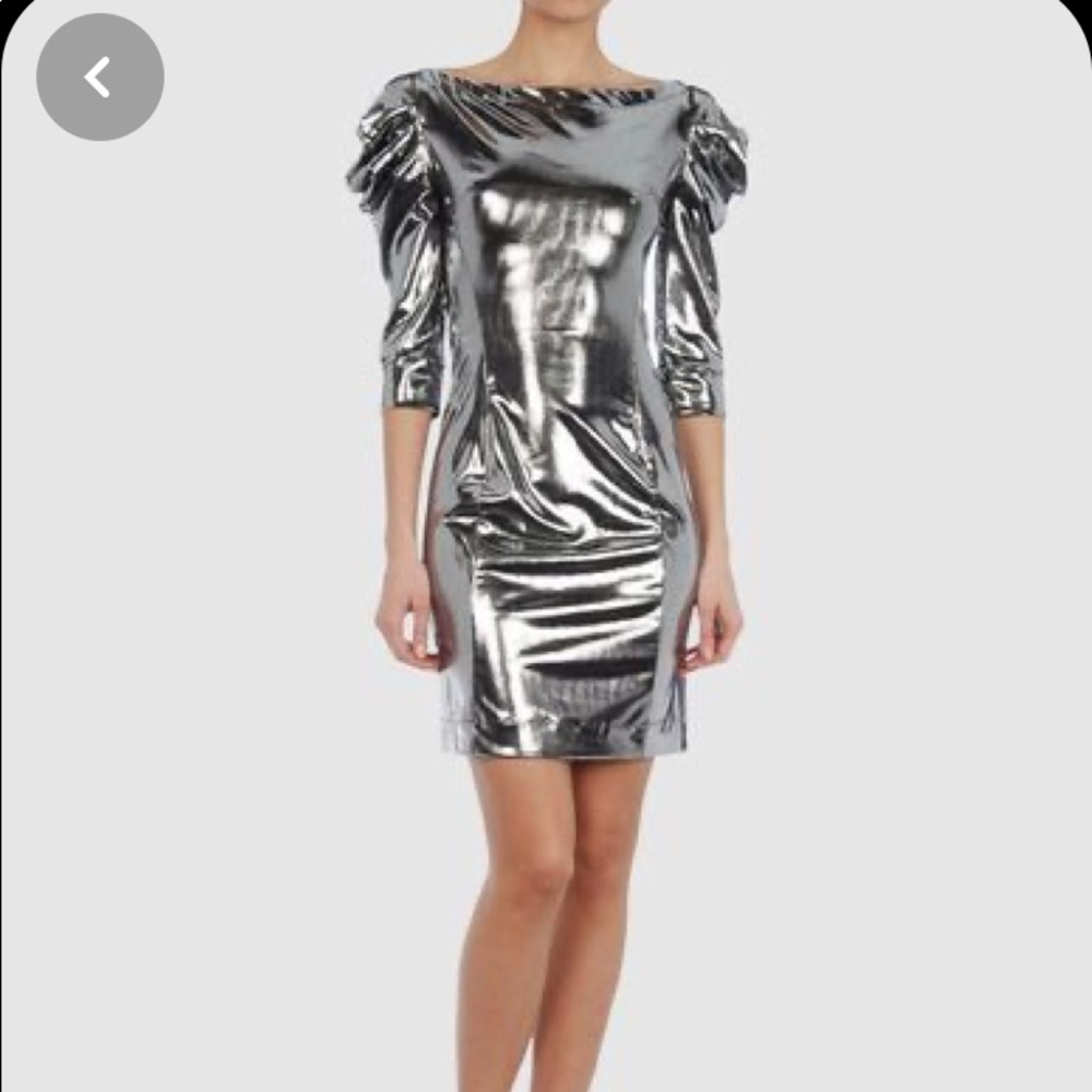 AUTHENTIC Just Cavalli puff sleeve mini dress - Picture 2 of 7